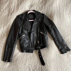 All Saints Balfern Leather Biker Jacket